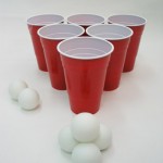 red plastic cups