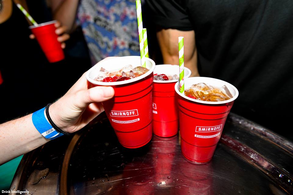 REDDS CUPS SMIRNOFF CUSTOM CUPS