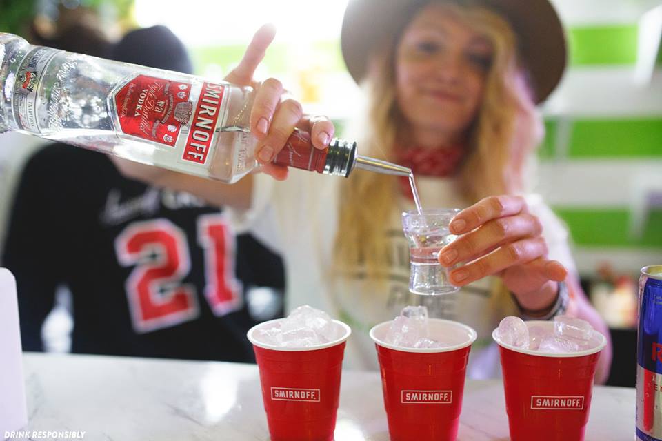 REDDS CUPS SMIRNOFF CUSTOM CUPS